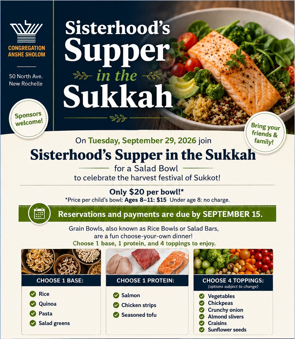 Sisterhood's Supper in the Sukkah