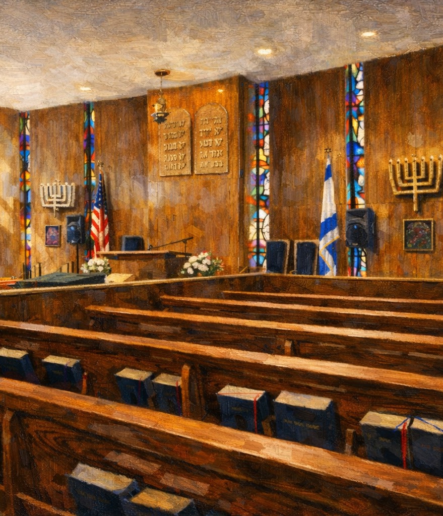 The Anshe Sholom sanctuary